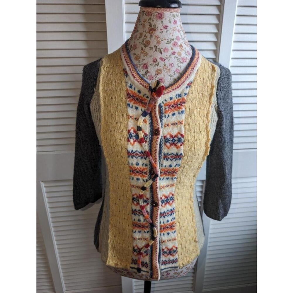 Anthropologie Field and Flower cardigan